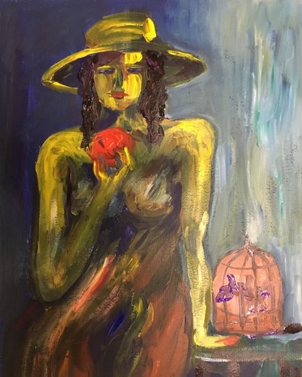 Annabelle 1, 32x48, Acryl, 2018