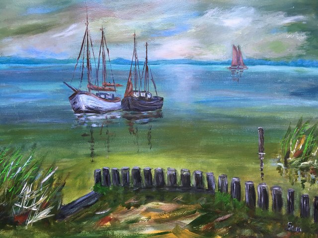 Barnstorf, 50x70, Acryl, 2018