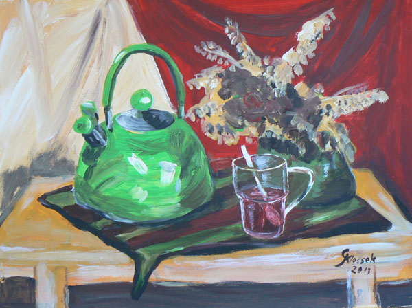 Stillleben, 48x36, Acryl, 2013